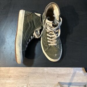 Vans Olive Canvas High-Tops